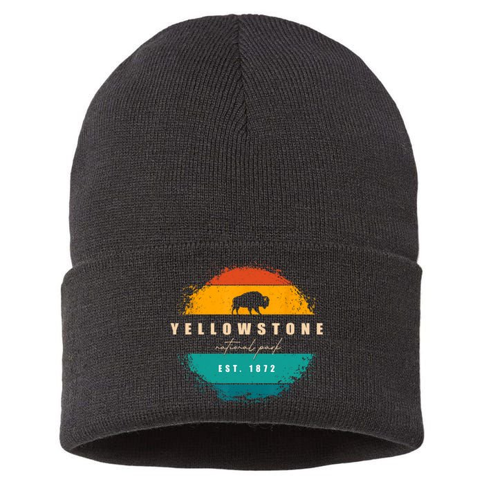 Yellowstone National Park Sustainable Knit Beanie