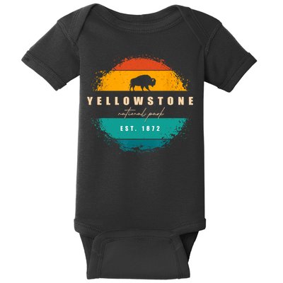 Yellowstone National Park Baby Bodysuit