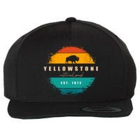 Yellowstone National Park Wool Snapback Cap