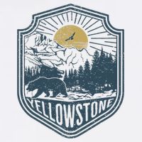 Yellowstone National Park Bear Nature Hiking Outdoors Premium T-Shirt