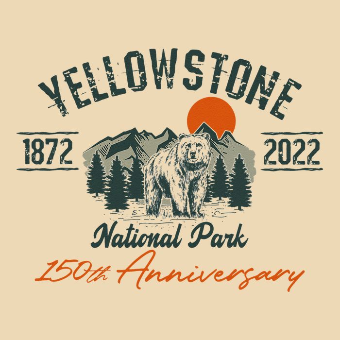 Yellowstone National Park 150th Anniversary Memorabilia Zip Tote Bag