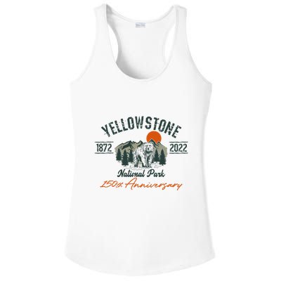 Yellowstone National Park 150th Anniversary Memorabilia Ladies PosiCharge Competitor Racerback Tank