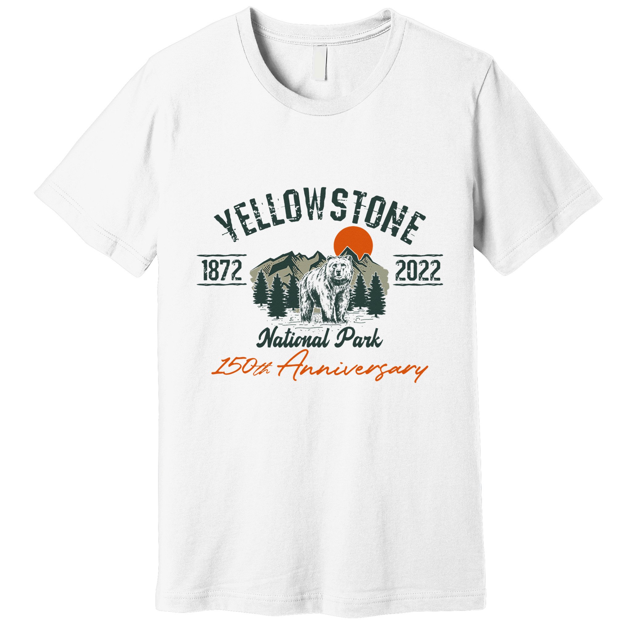 Yellowstone National Park 150th Anniversary Memorabilia Premium T-Shirt