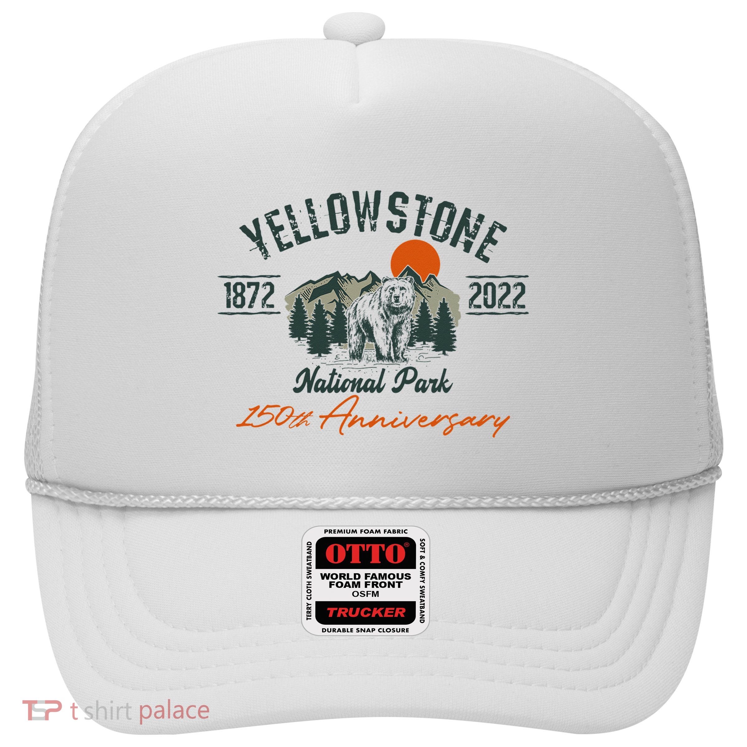 Yellowstone National Park 150th Anniversary Memorabilia Trucker Hat