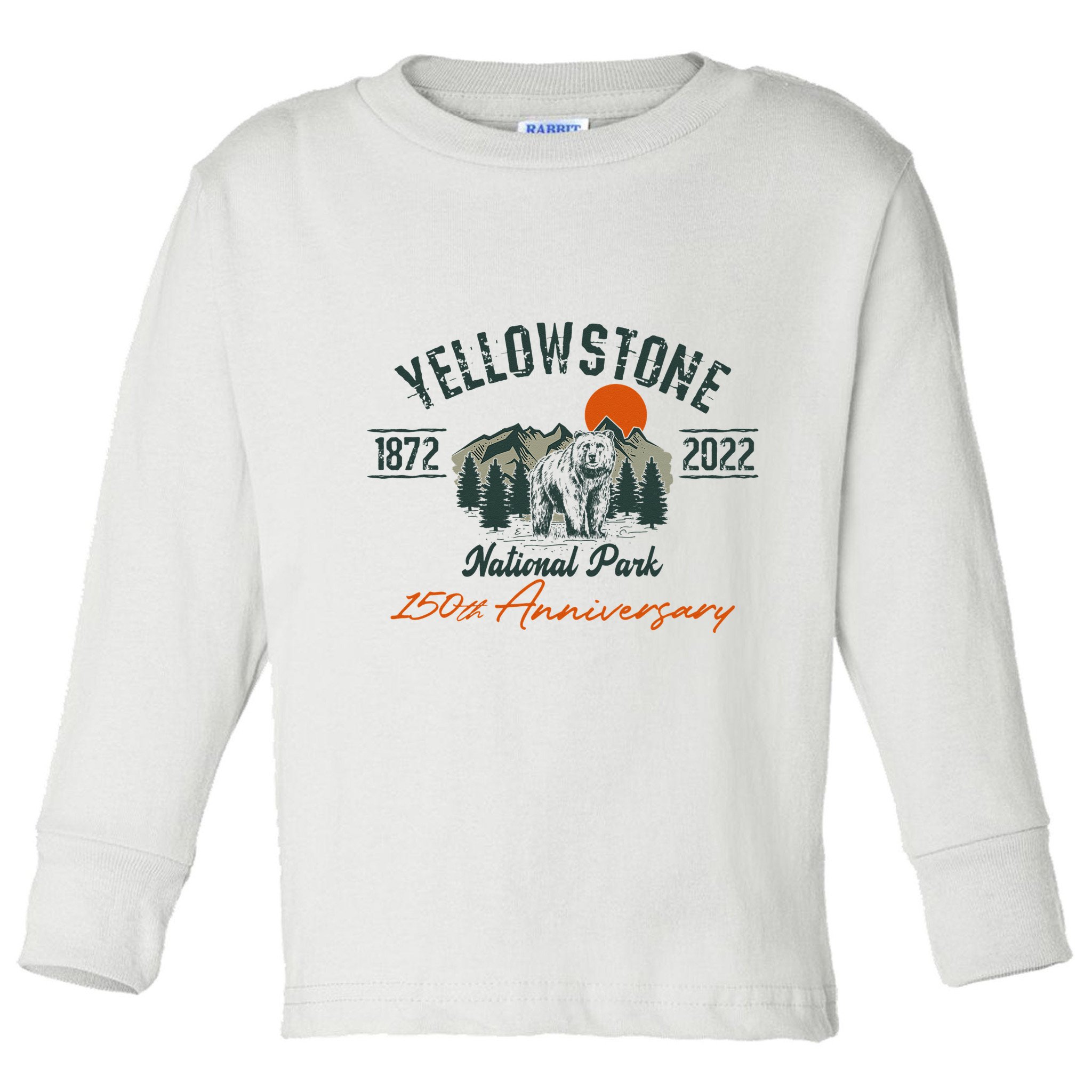 Yellowstone National Park 150th Anniversary Memorabilia Toddler Long Sleeve Shirt