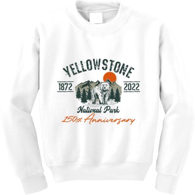 Yellowstone National Park 150th Anniversary Memorabilia Kids Sweatshirt