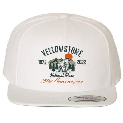 Yellowstone National Park 150th Anniversary Memorabilia Wool Snapback Cap