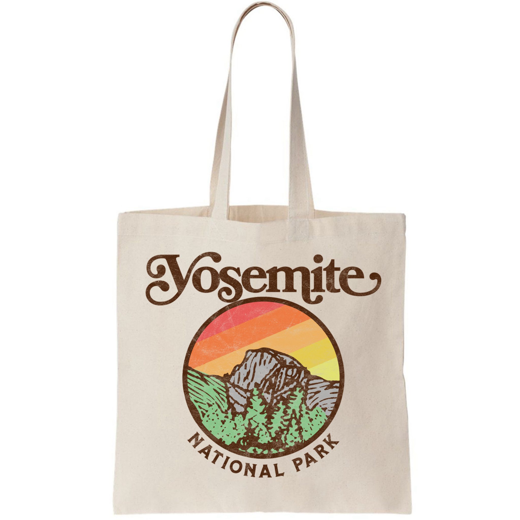 Yosemite National Park Retro 60s Half Dome Graphic Great Gift Bag