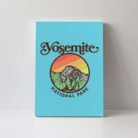 Yosemite National Park Retro 60s Half Dome Graphic Great Gift Canvas