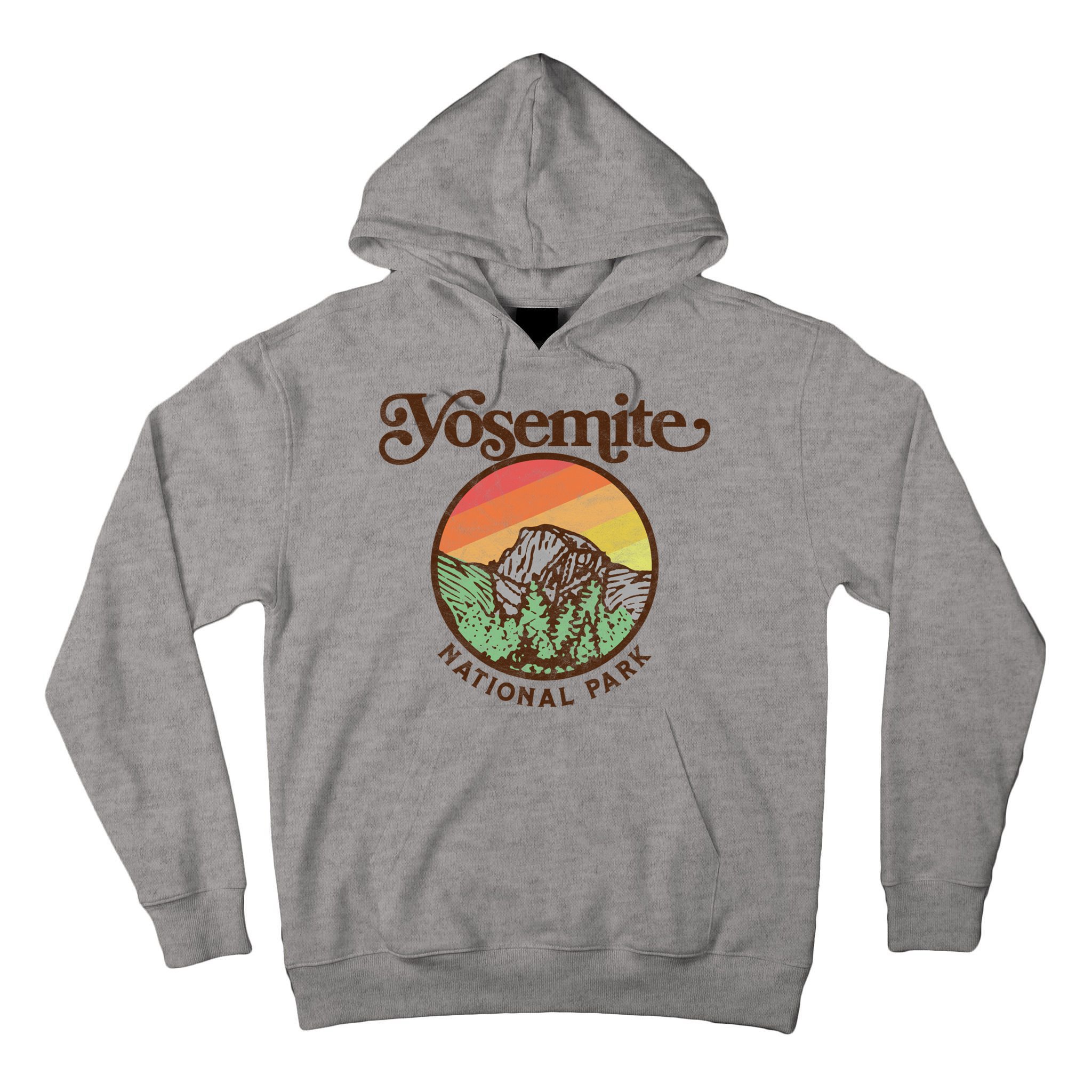 Yosemite National Park Retro 60s Half Dome Graphic Great Gift Tall Hoodie