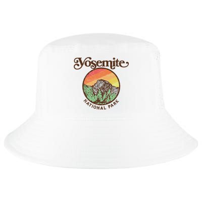 Yosemite National Park Retro 60s Half Dome Graphic Great Gift Cool Comfort Performance Bucket Hat