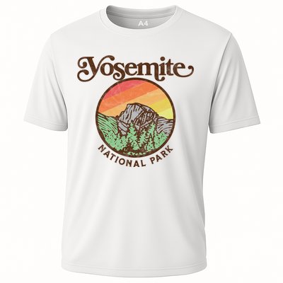 Yosemite National Park Retro 60s Half Dome Graphic Great Gift Performance Shirt