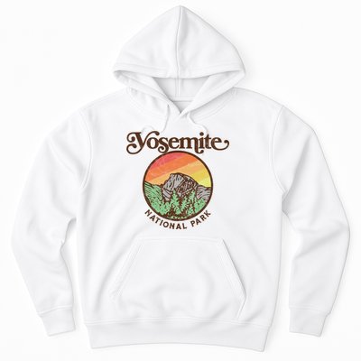 Yosemite National Park Retro 60s Half Dome Graphic Great Gift Hoodie