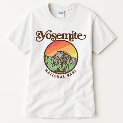 Yosemite National Park Retro 60s Half Dome Graphic Great Gift Tall T-Shirt