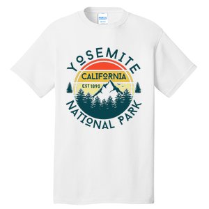 Yosemite National Park California Hiking Nature Outdoors Tall T-Shirt