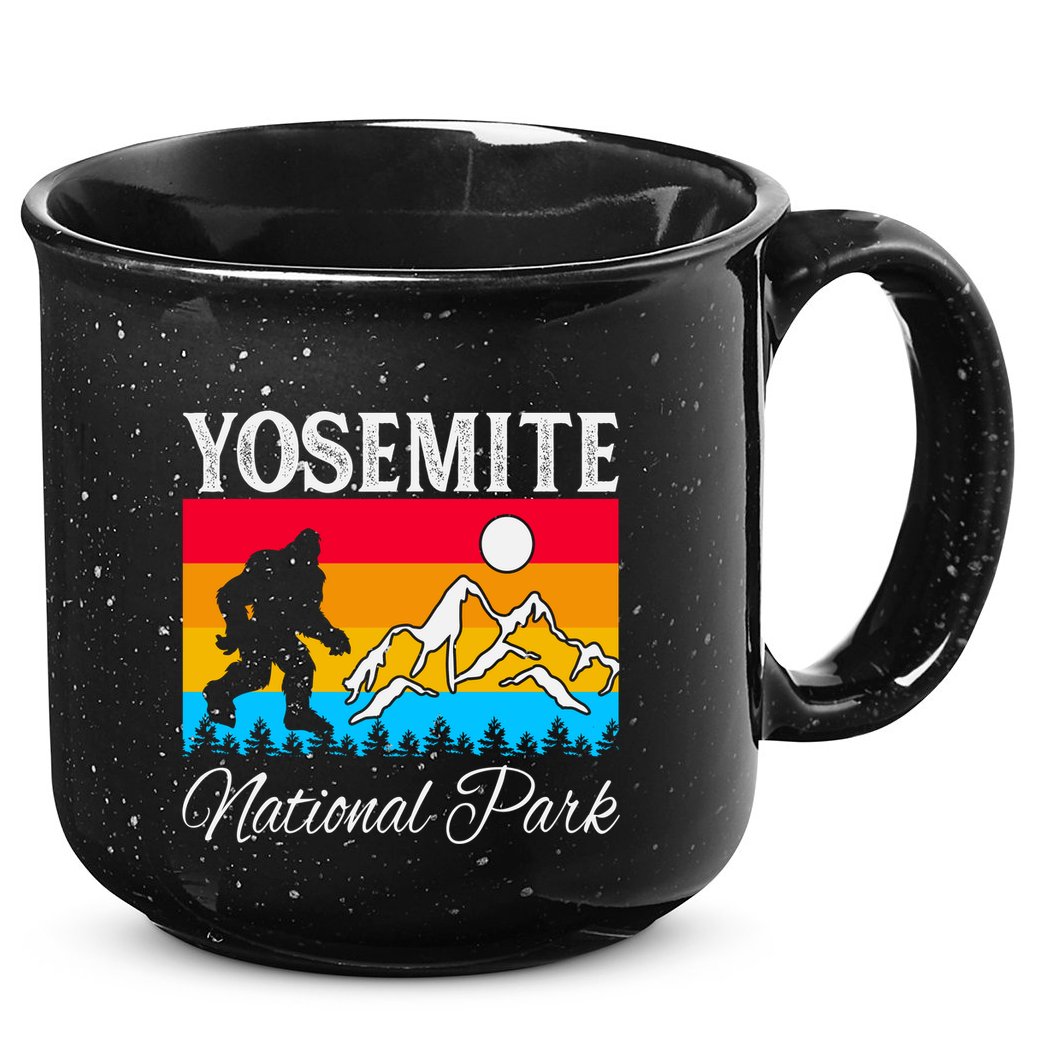 Yosemite National Park Bigfoot Design 15oz Campfire Ceramic Mug