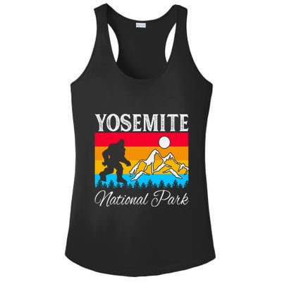 Yosemite National Park Bigfoot Design Ladies PosiCharge Competitor Racerback Tank