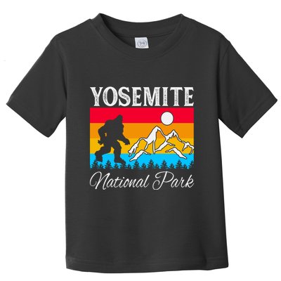 Yosemite National Park Bigfoot Design Toddler T-Shirt
