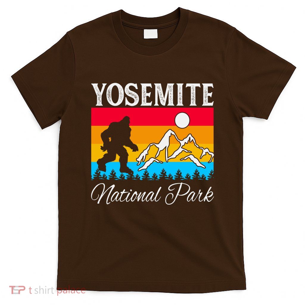 Yosemite National Park Bigfoot Design T-Shirt