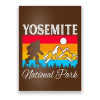Yosemite National Park Bigfoot Design Poster