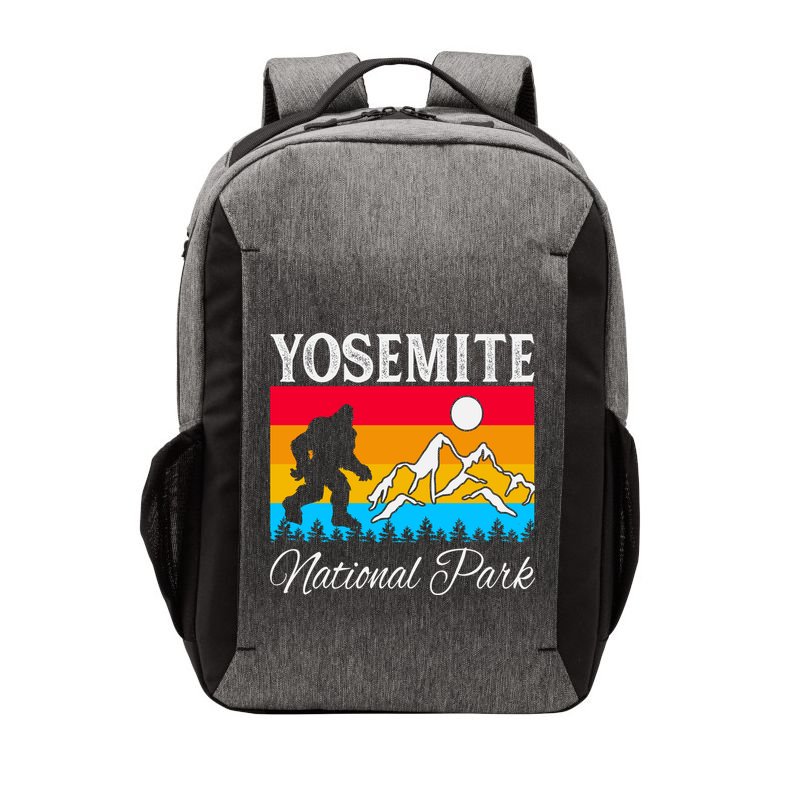 Yosemite National Park Bigfoot Design Vector Backpack