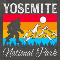 Yosemite National Park Bigfoot Design Vector Backpack