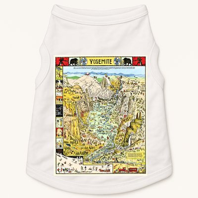 Yosemite National Park 1931 Decorative Pictorial Map Doggie Tank
