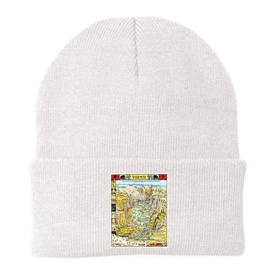 Yosemite National Park 1931 Decorative Pictorial Map Beanie