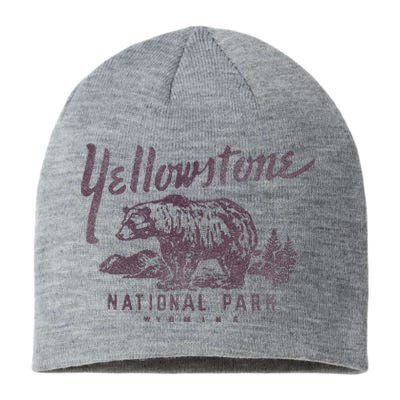 Yellowstone National Park Bear Sustainable Beanie