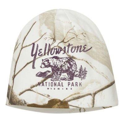 Yellowstone National Park Bear Kati - Camo Knit Beanie