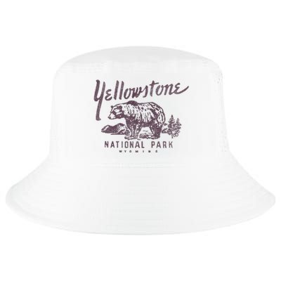 Yellowstone National Park Bear Cool Comfort Performance Bucket Hat