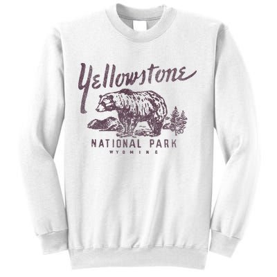 Yellowstone National Park Bear Sweatshirt