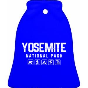 Yosemite National Park Great Gift Ceramic Bell Ornament