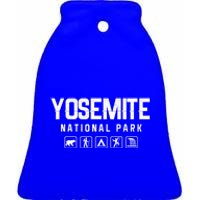 Yosemite National Park Great Gift Ceramic Bell Ornament