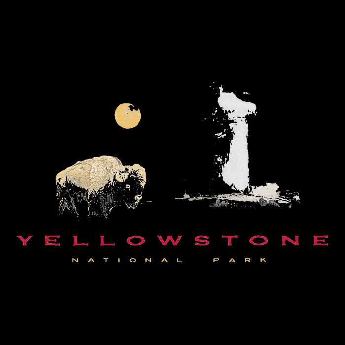 Yellowstone National Park Vintage Toddler T-Shirt