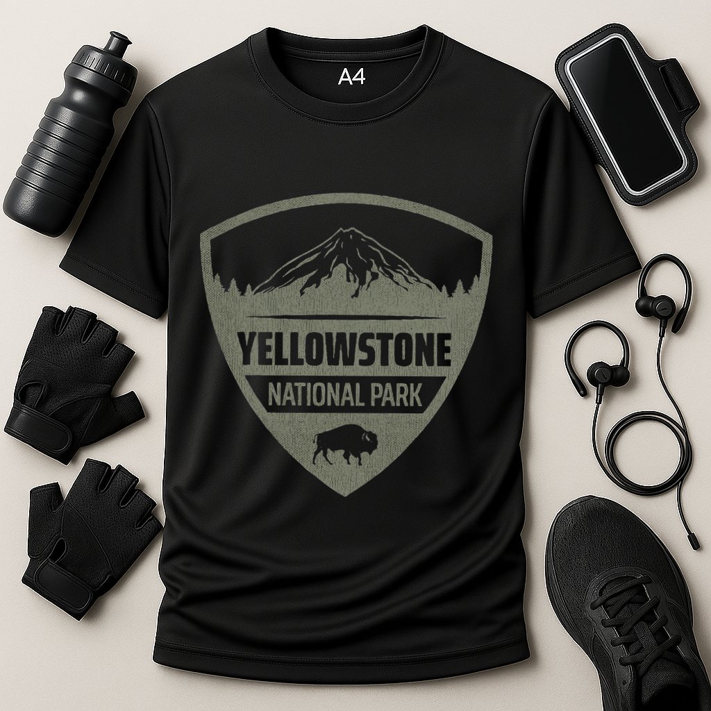 Yellowstone National Park Merchandise Yellowstone Souvenir Cooling Performance Crew T-Shirt