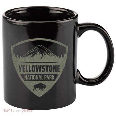 Yellowstone National Park Merchandise Yellowstone Souvenir 11oz C Handle Ceramic Mug