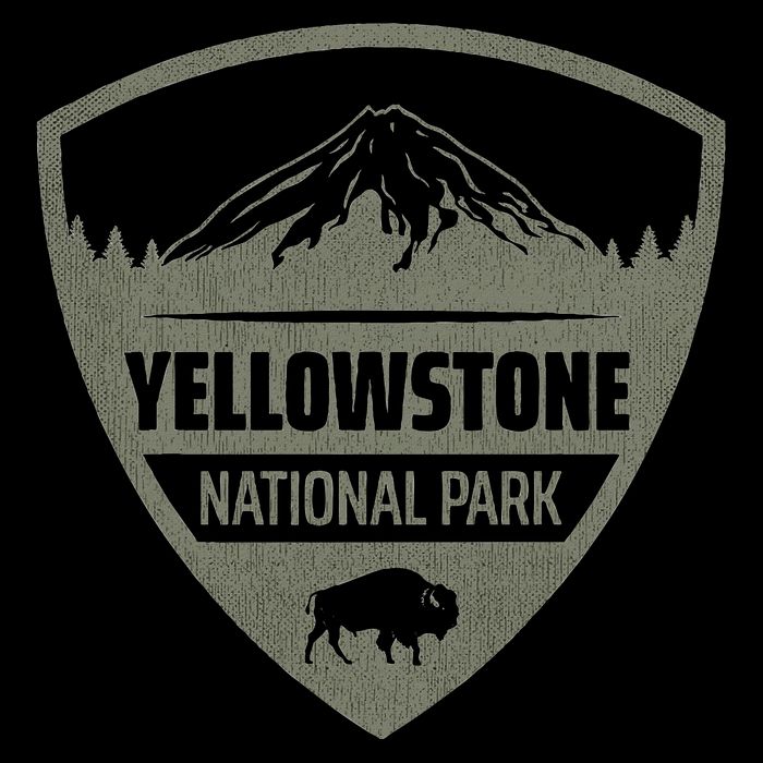 Yellowstone National Park Merchandise Yellowstone Souvenir Drawstring Bag