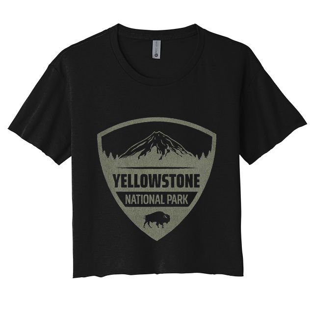 Yellowstone National Park Merchandise Yellowstone Souvenir Crop Top