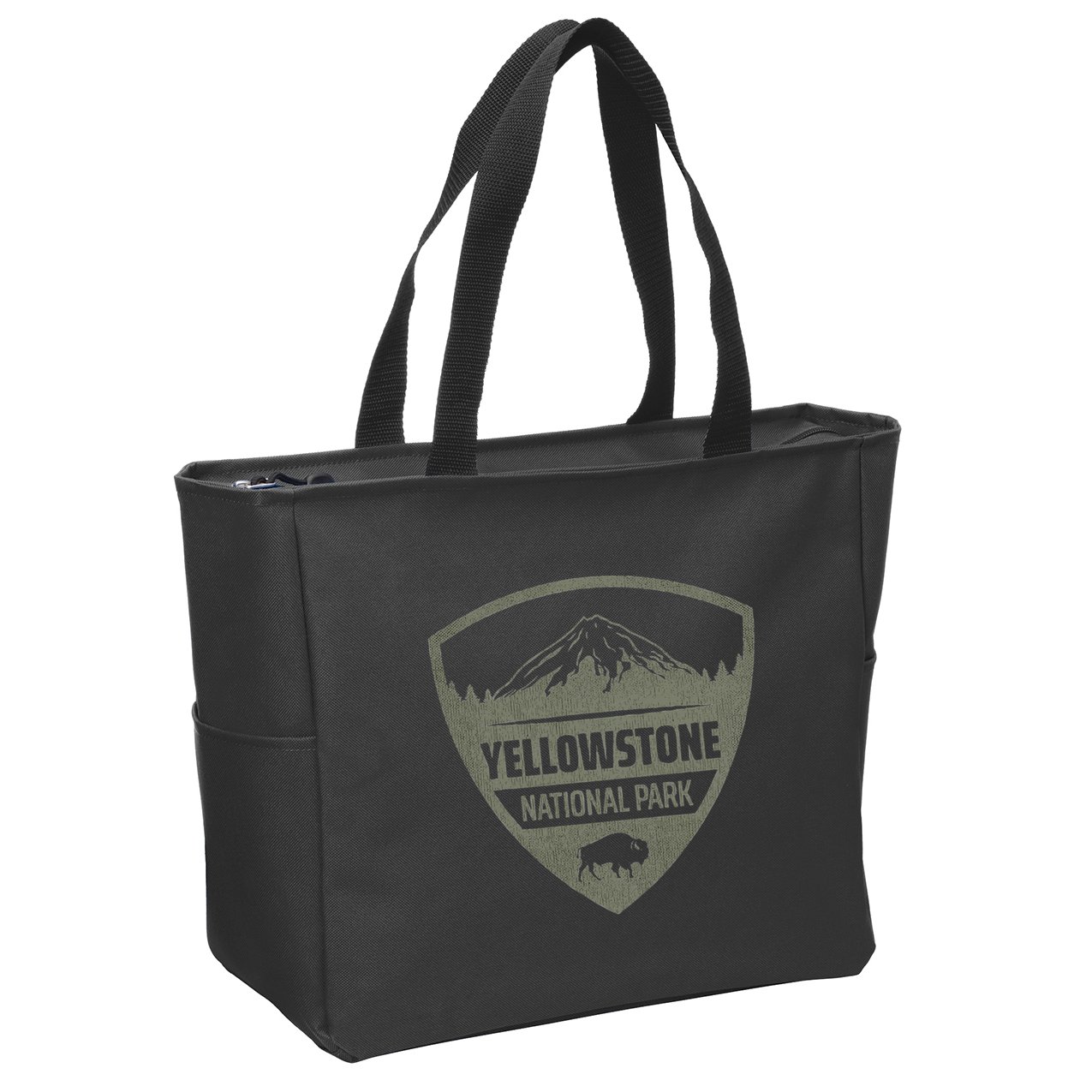 Yellowstone National Park Merchandise Yellowstone Souvenir Zip Tote Bag