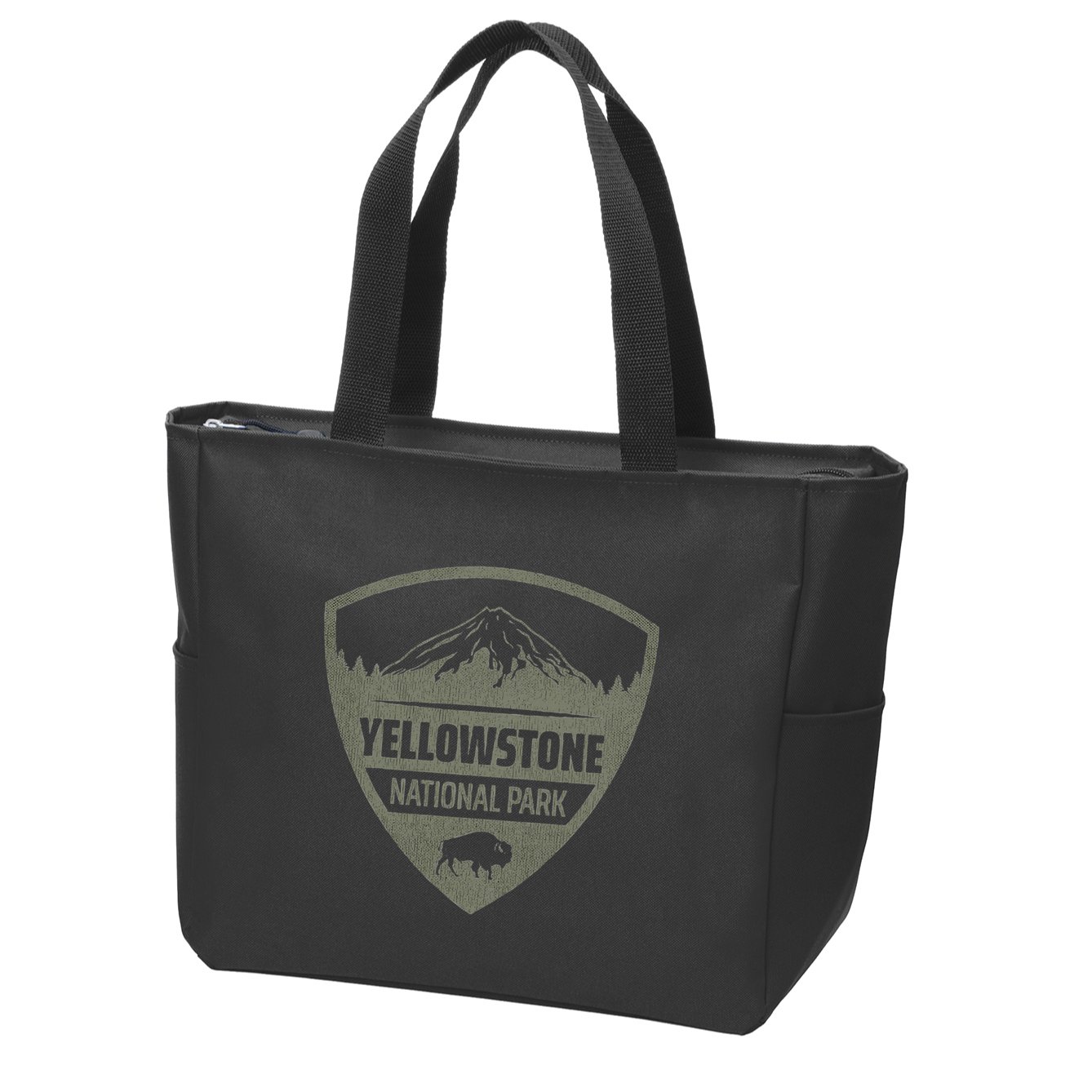 Yellowstone National Park Merchandise Yellowstone Souvenir Zip Tote Bag