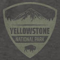 Yellowstone National Park Merchandise Yellowstone Souvenir Vector Backpack