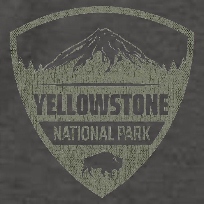 Yellowstone National Park Merchandise Yellowstone Souvenir Vector Backpack