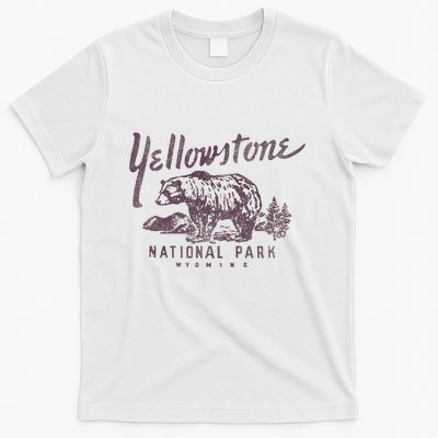 Yellowstone National Park Bear Graphic T-Shirt