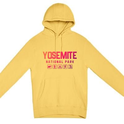 Yosemite National Park Cute Gift Premium Pullover Hoodie