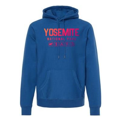 Yosemite National Park Cute Gift Premium Hoodie