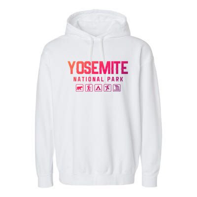 Yosemite National Park Cute Gift Garment-Dyed Fleece Hoodie