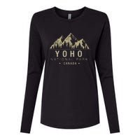 Yoho National Park Womens Cotton Relaxed Long Sleeve T-Shirt