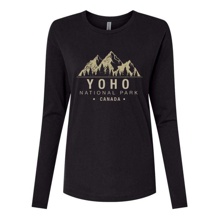 Yoho National Park Womens Cotton Relaxed Long Sleeve T-Shirt