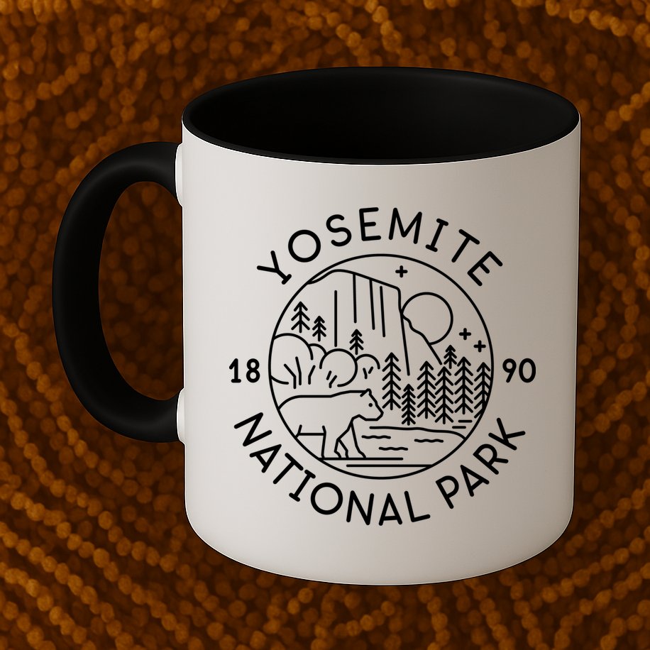 Yosemite National Park 1890 California Cute Gift Mug